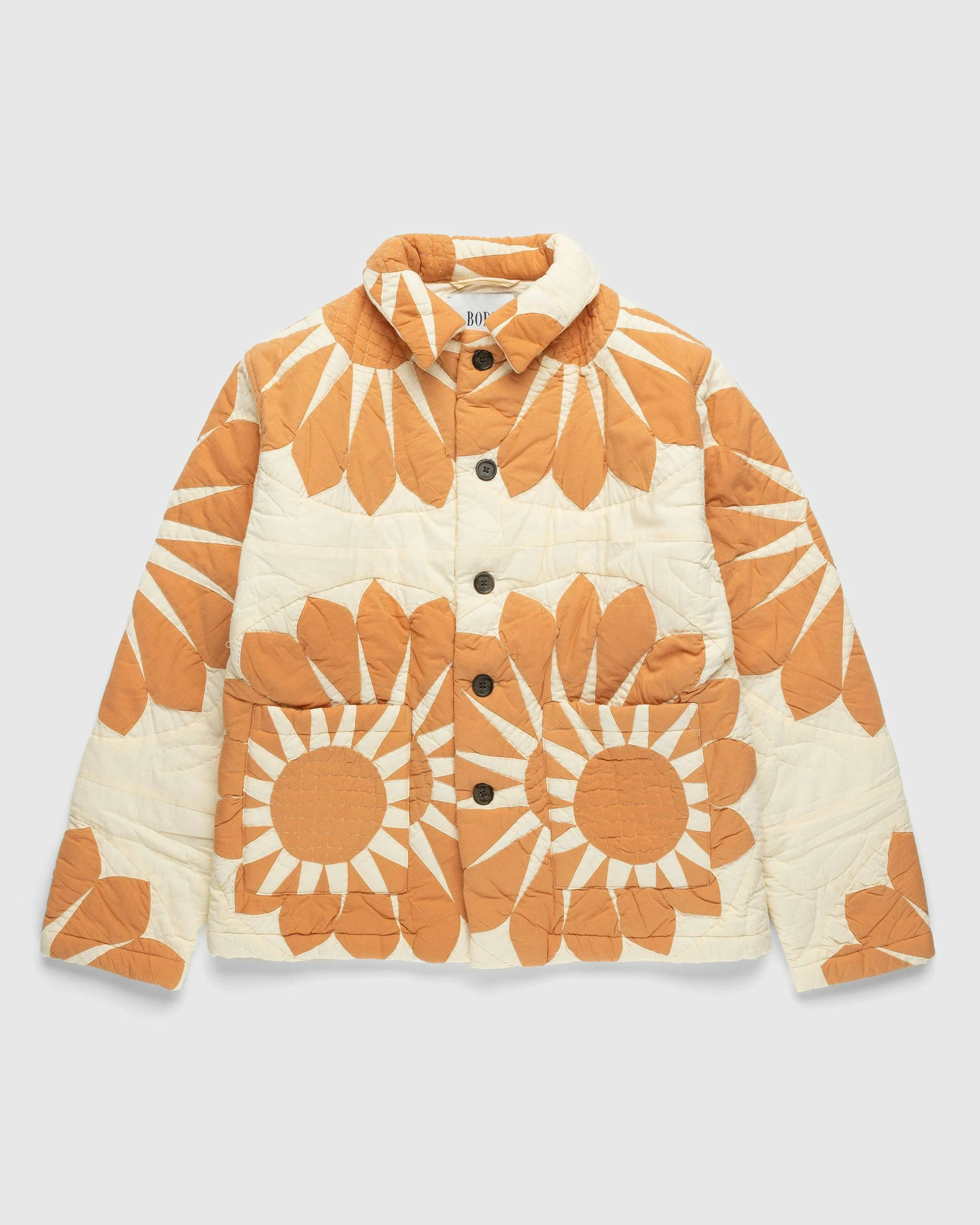 Bode – Grand Daisy Workwear Jacket Orange | Highsnobiety Shop
