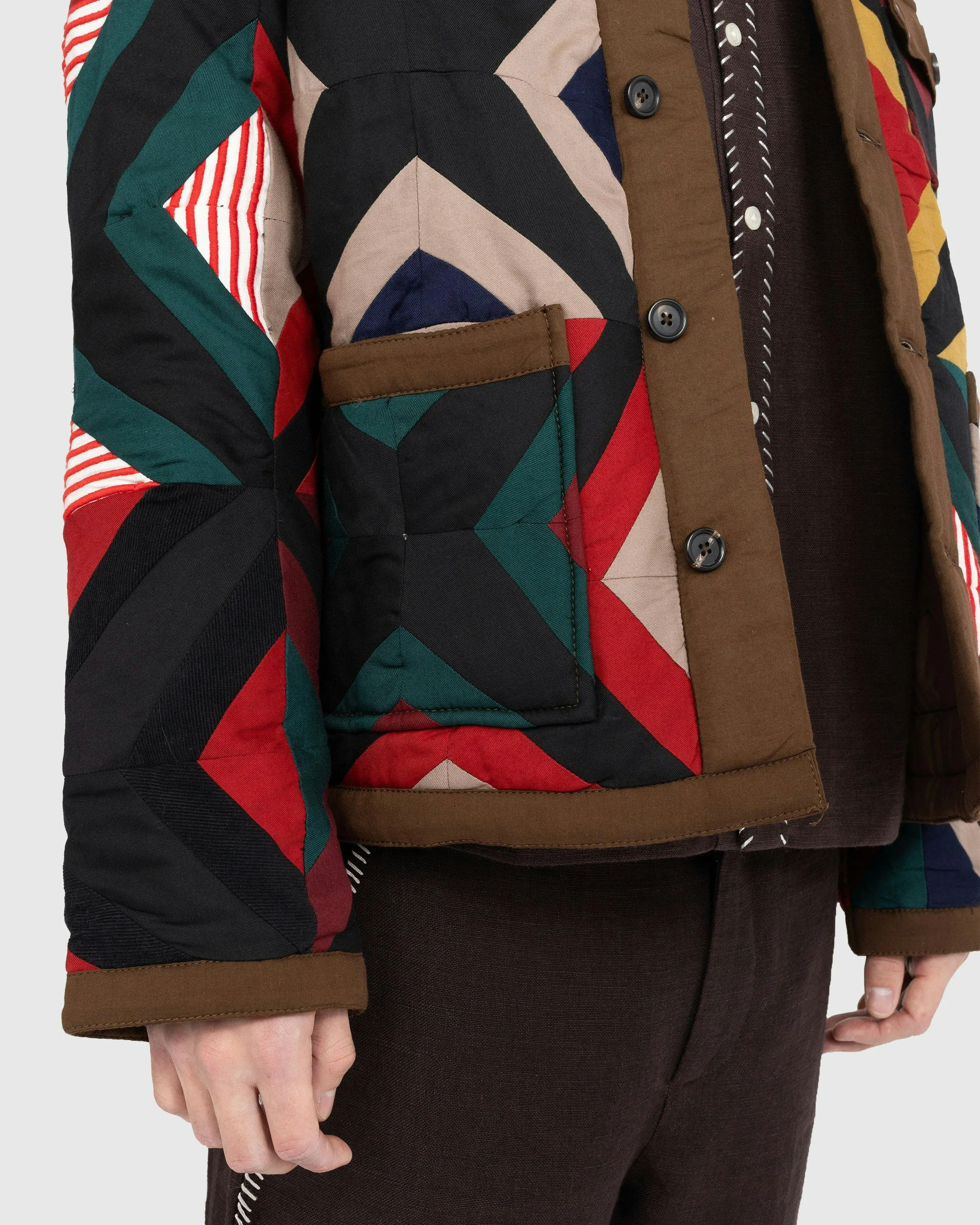 Bode – Star Cross Quilt Jacket Multi | Highsnobiety Shop