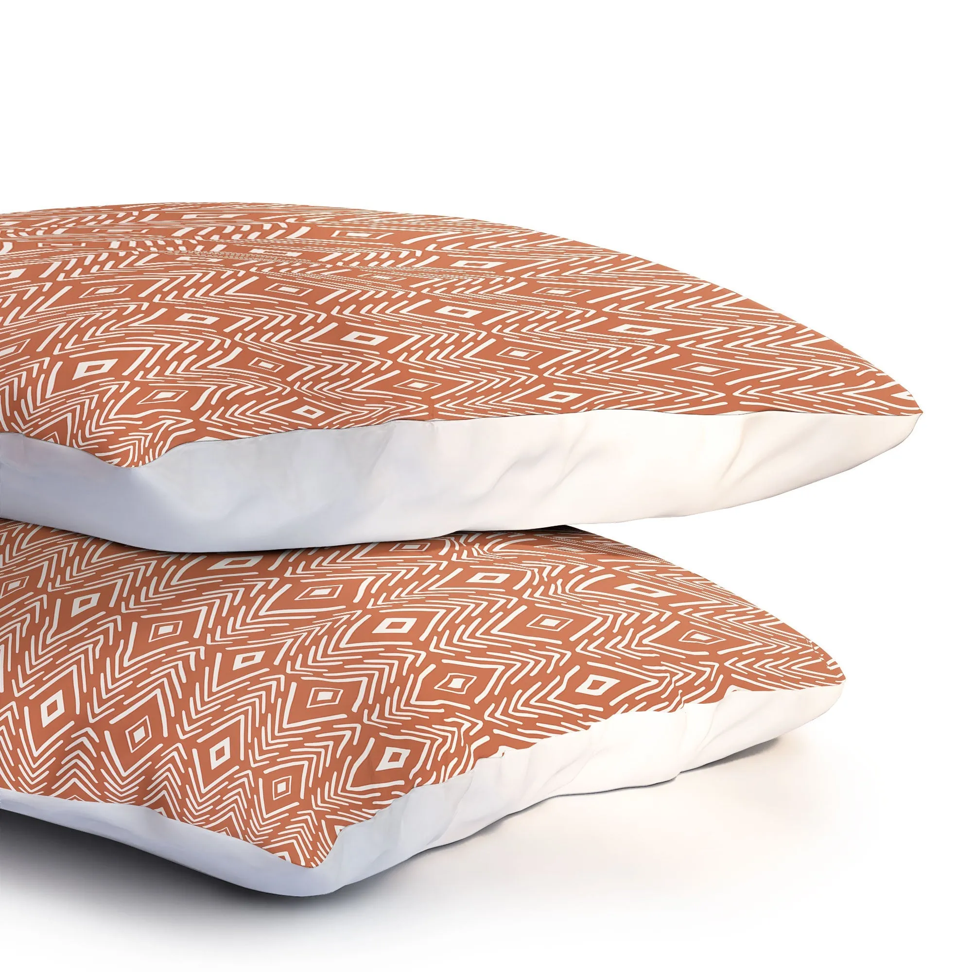 Boho Diamonds Clay Pillow Shams (DS) DD