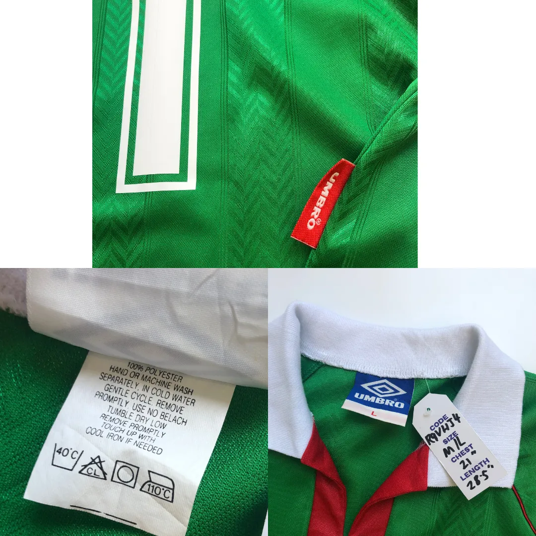Bolivia 1994/1995 Umbro Home Football Shirt Medium/Large