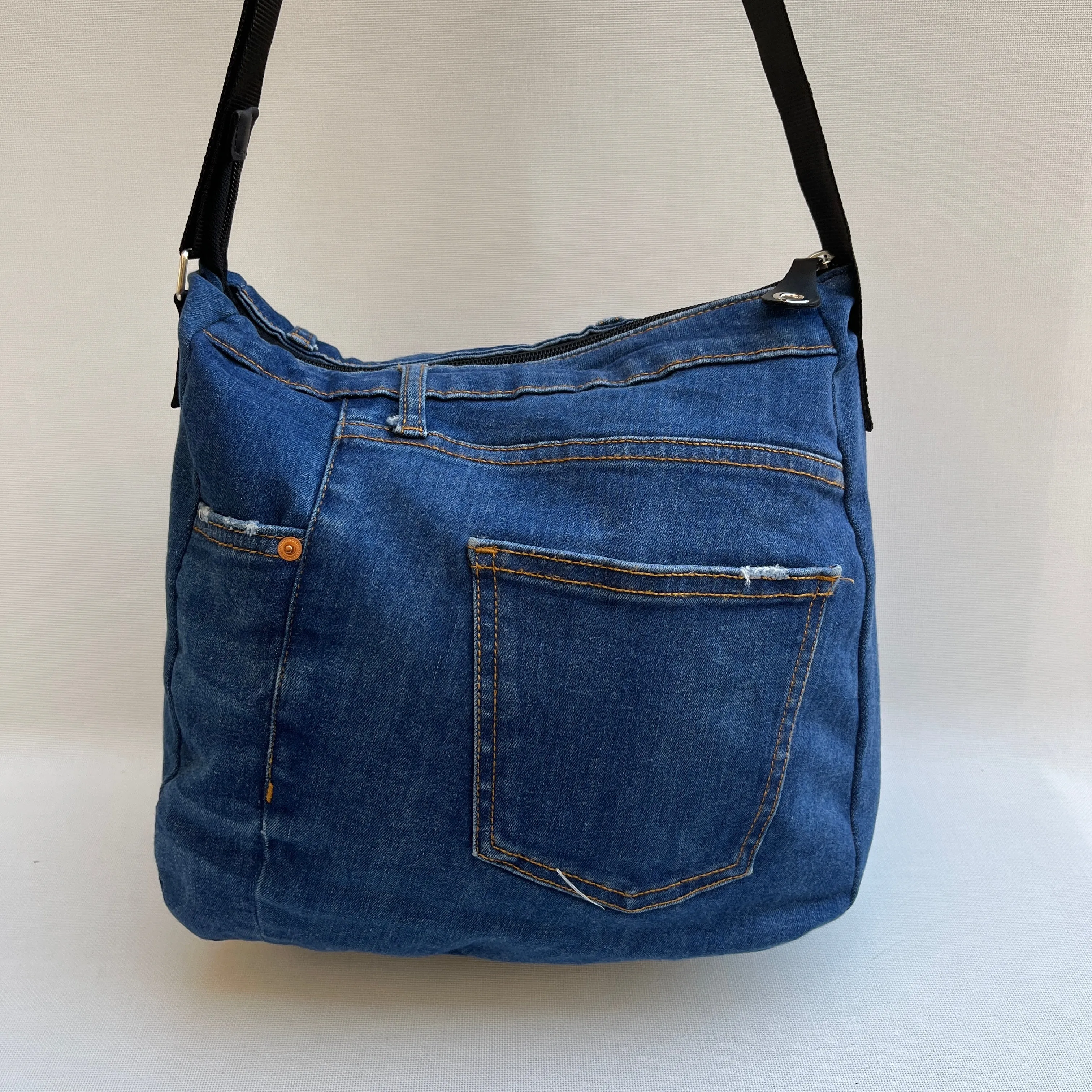 Bolso Tote Caomka · Edición Especial  Jeans Recycled  Pieza nica 11921