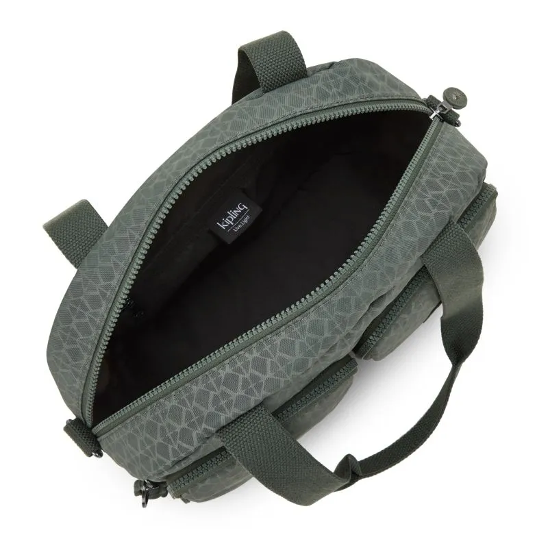 BORSA A SPALLA KIPLING DONNA COOL DEFEA SIGN GREEN EMB KPKI6017F6C1