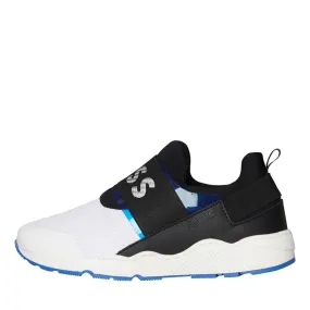 BOSS Boys Casual 3 D2 Trainers Electric Blue