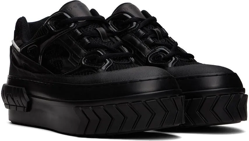 Both Black Tyres Platform Sneakers
