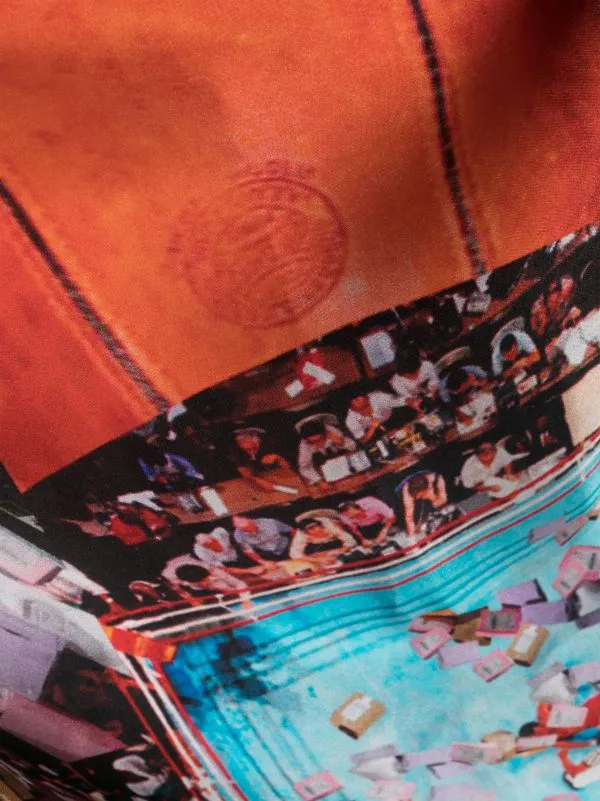 Boxing Silk Scarf - Boxing Ring Collage
