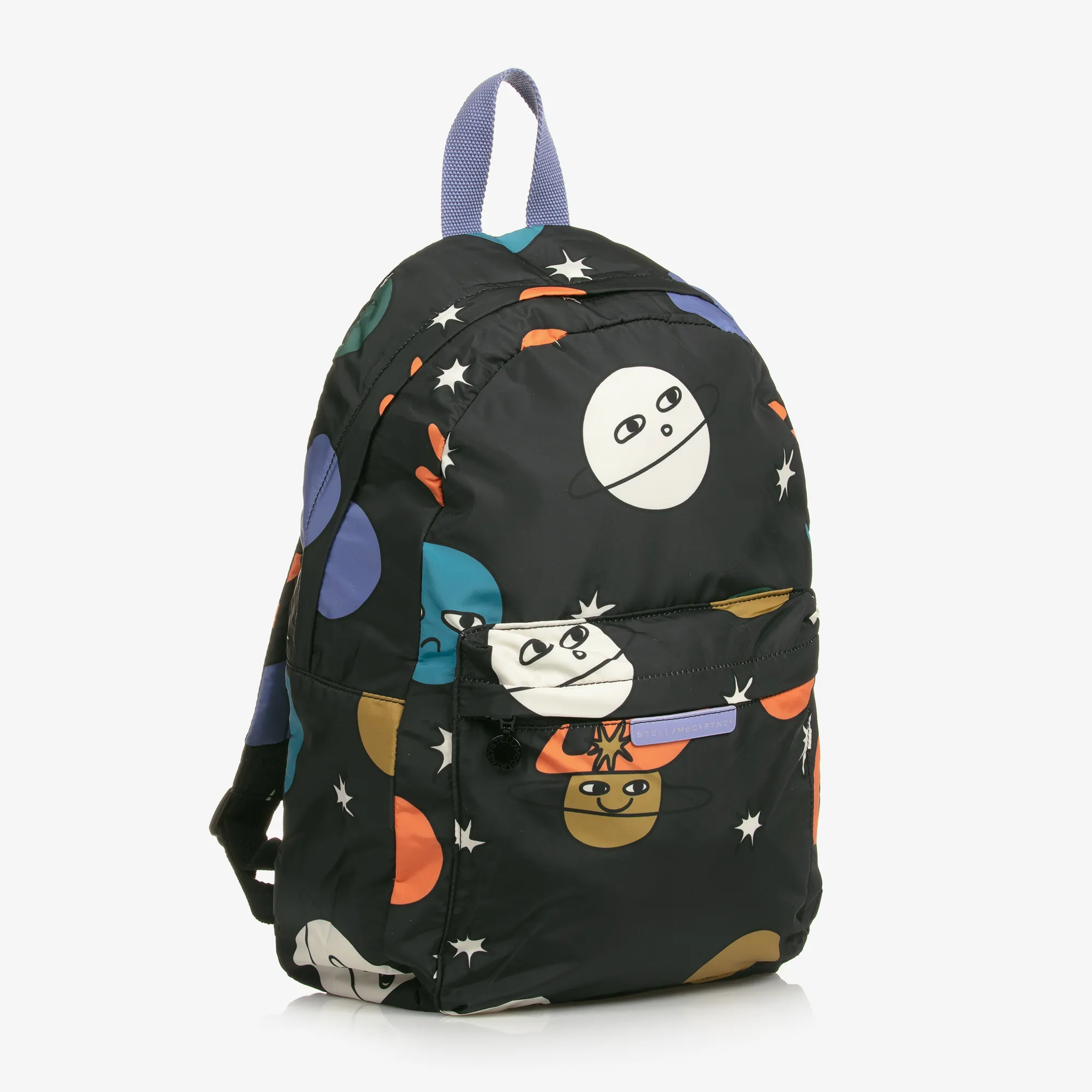 Boys Black Cosmic Print Backpack (42cm)