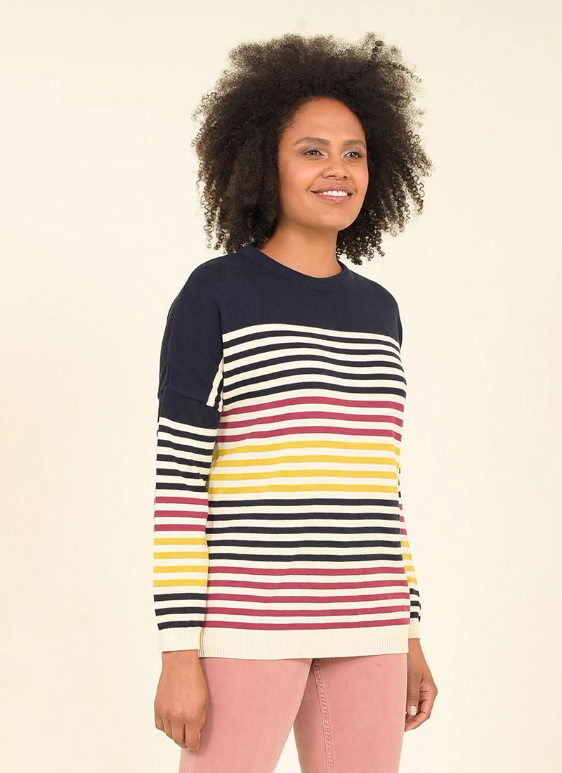 Brakeburn Multi Stripe Jumper