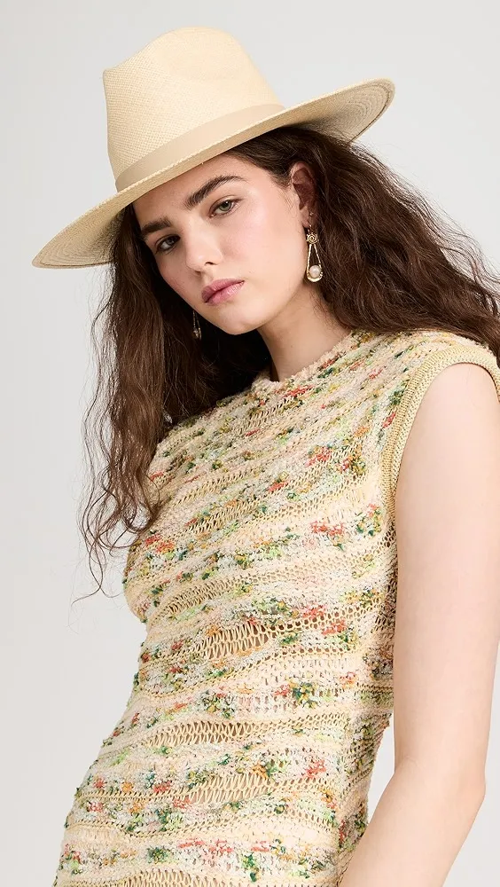 Brixton   Harper Panama Straw Hat 