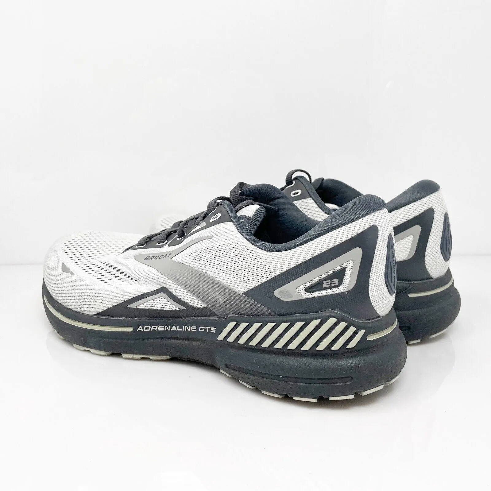 Brooks Mens Adrenaline GTS 23 1103914E065 Gray Running Shoes Sneakers Size 9 4E