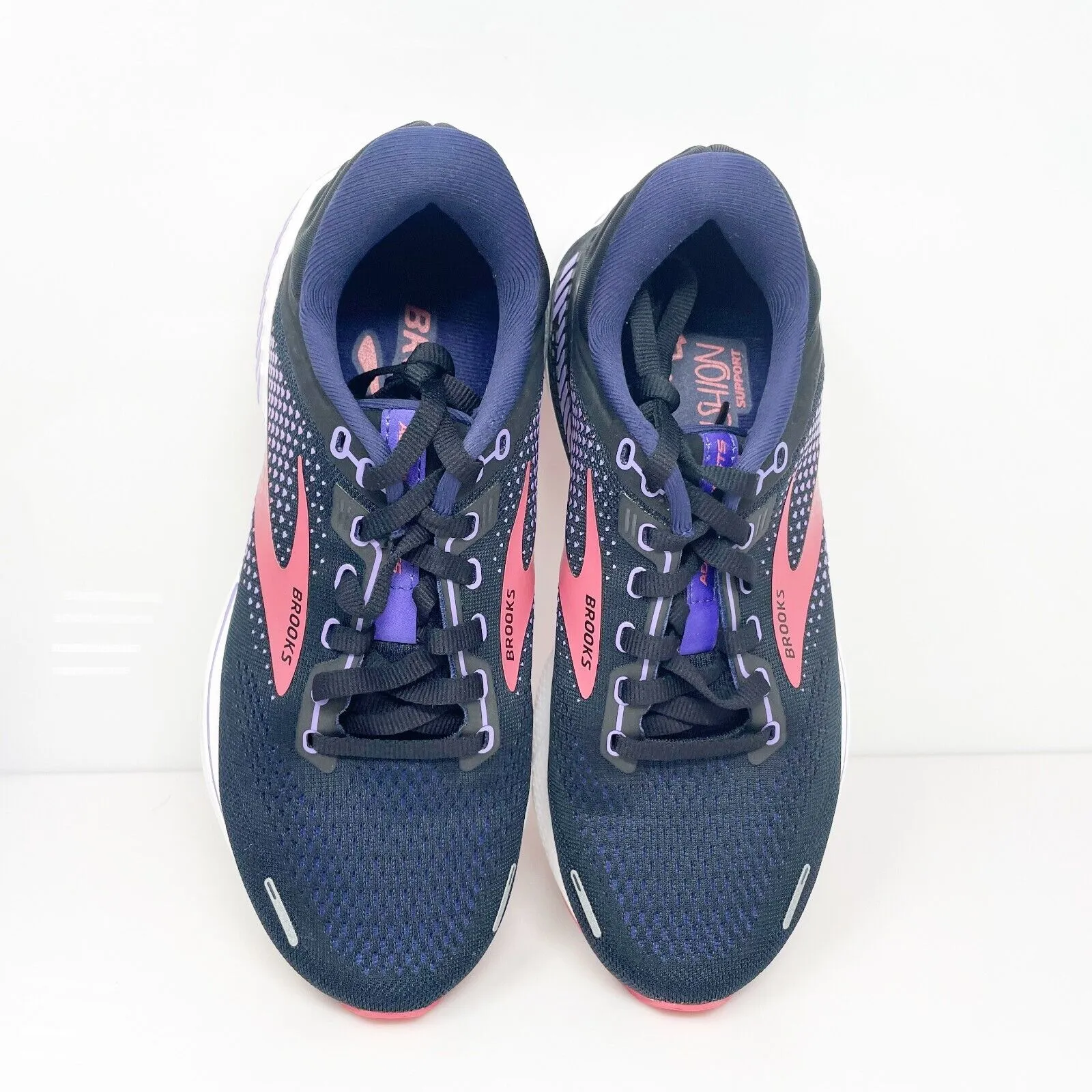 Brooks Womens Adrenaline GTS 22 1203531D080 Blue Running Shoes Sneakers Size 7 D
