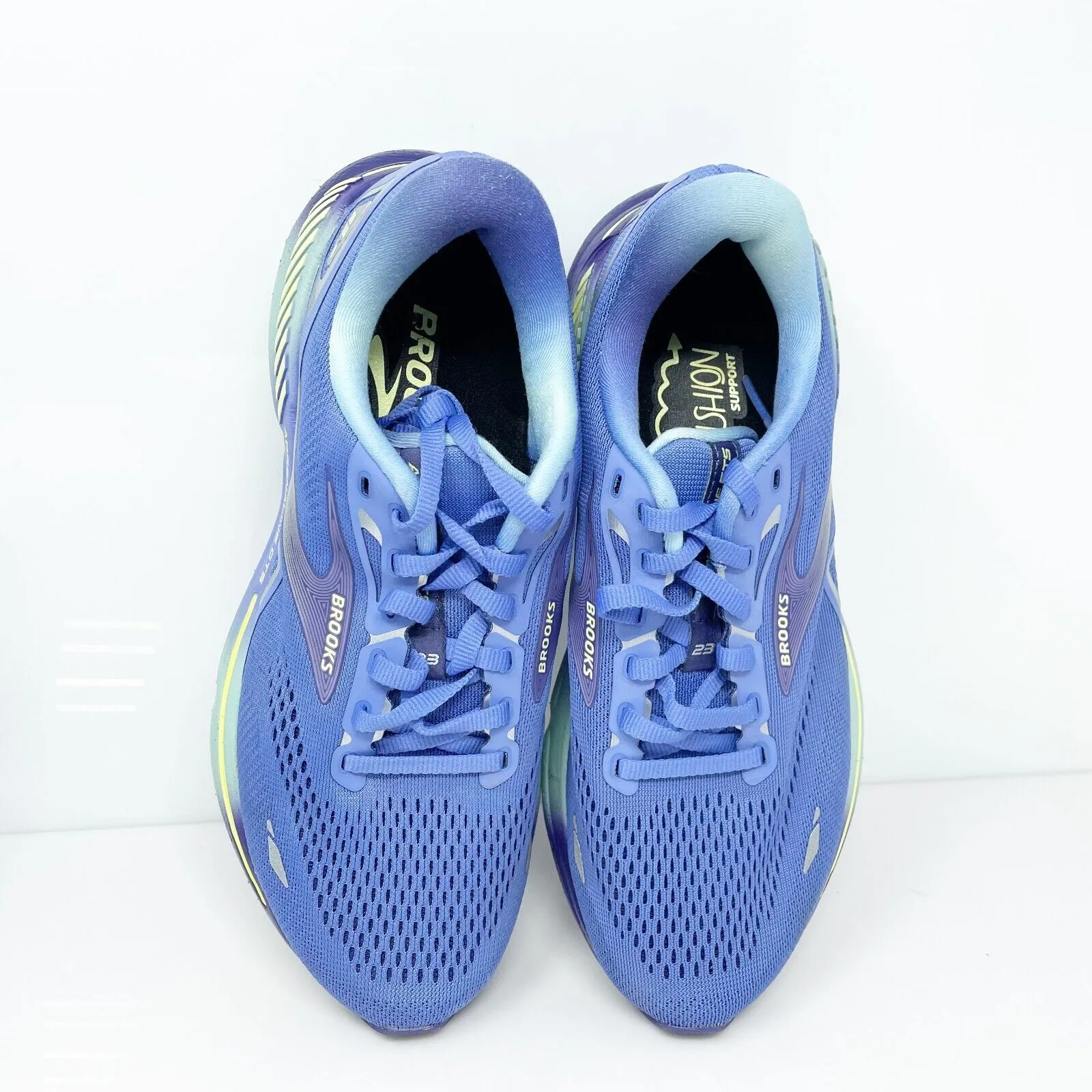 Brooks Womens Adrenaline GTS 23 1203811B469 Blue Running Shoes Sneakers Sz 8.5 B