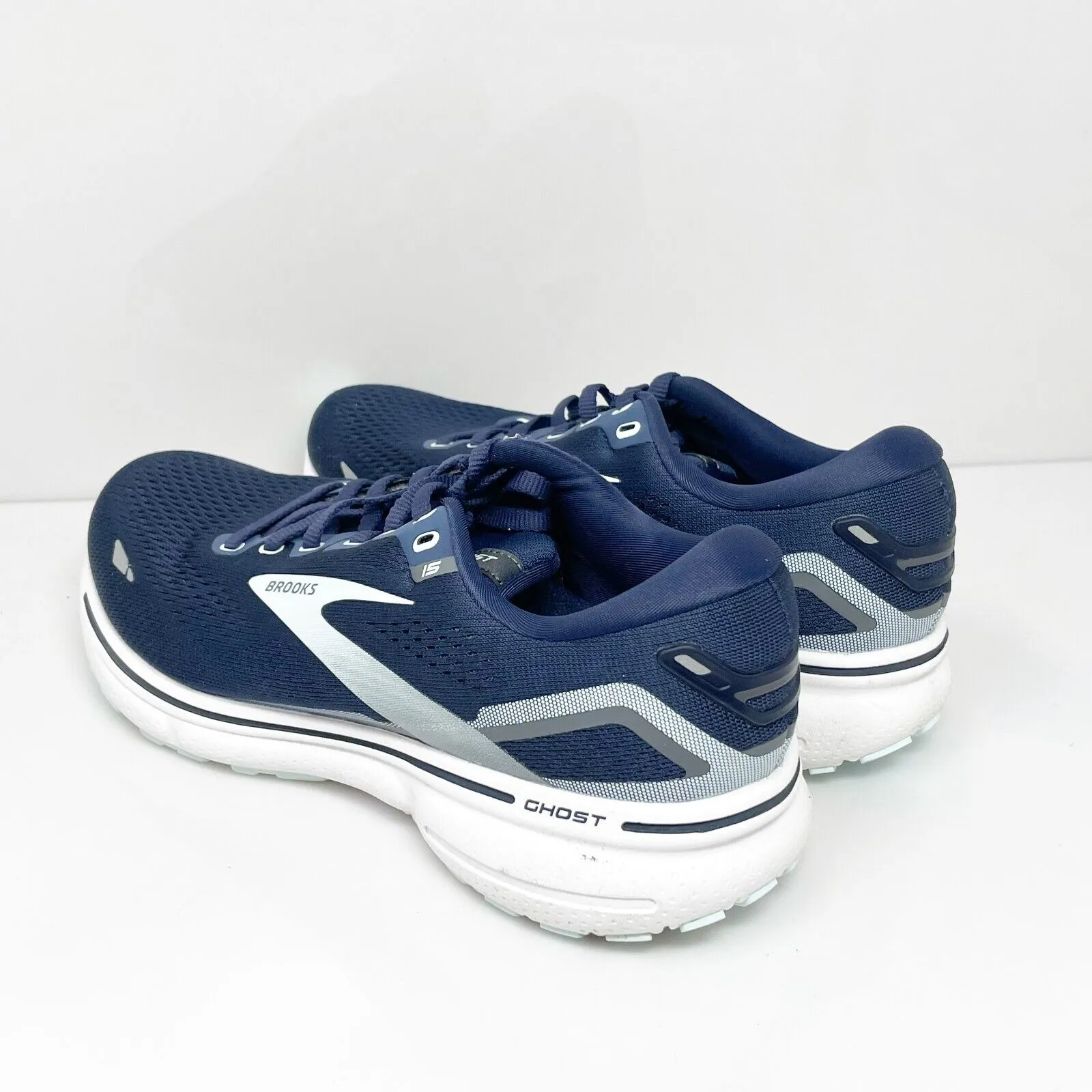 Brooks Womens Ghost 15 1203801D450 Blue Running Shoes Sneakers Size 7 D