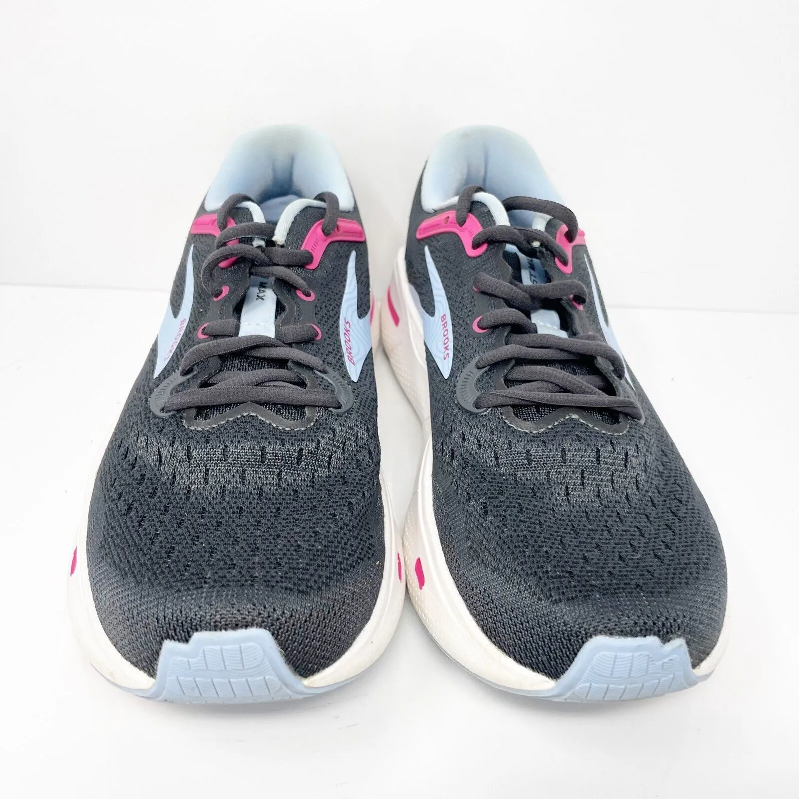 Brooks Womens Ghost Max 1203951B082 Black Running Shoes Sneakers Size 9 B