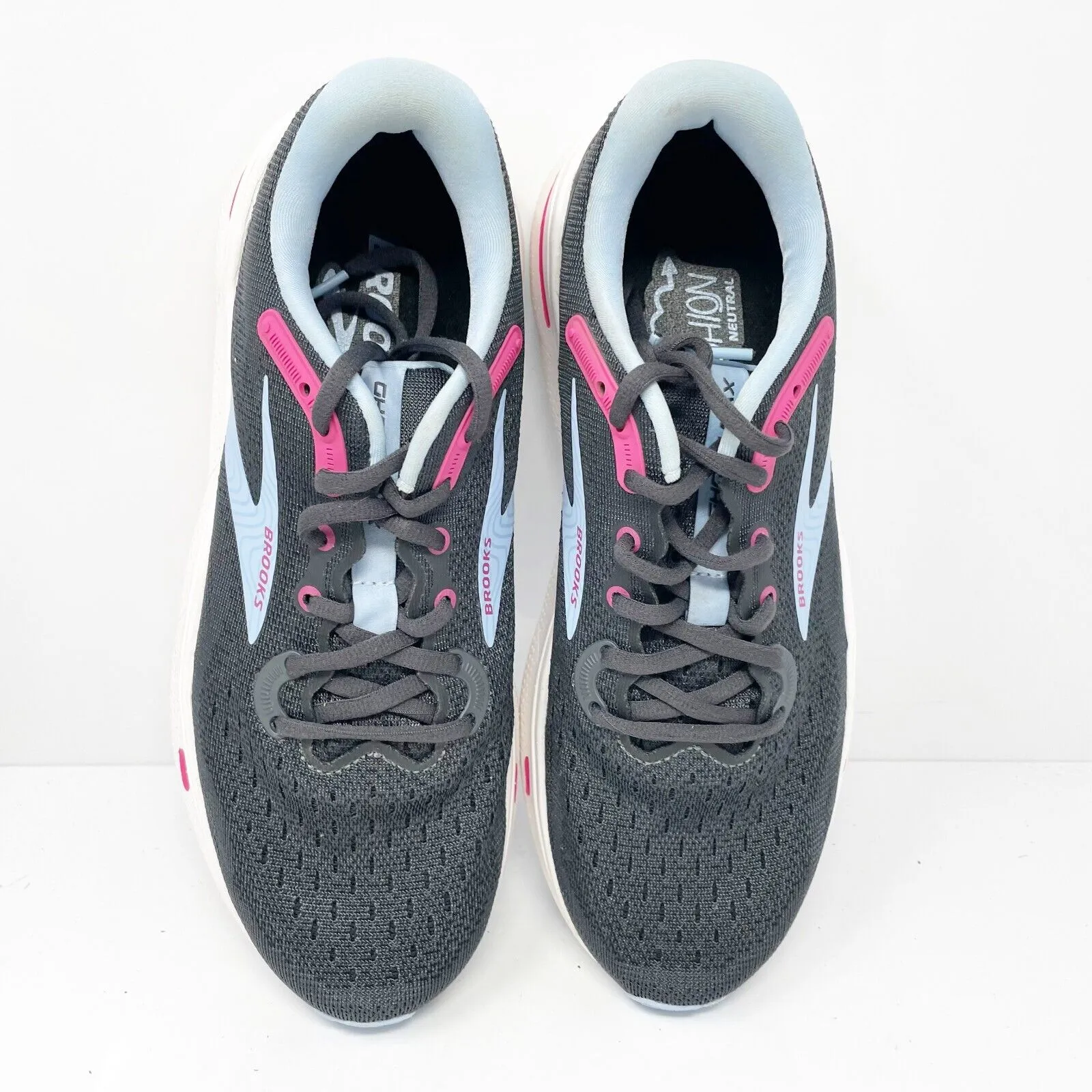 Brooks Womens Ghost Max 1203951B082 Black Running Shoes Sneakers Size 9 B