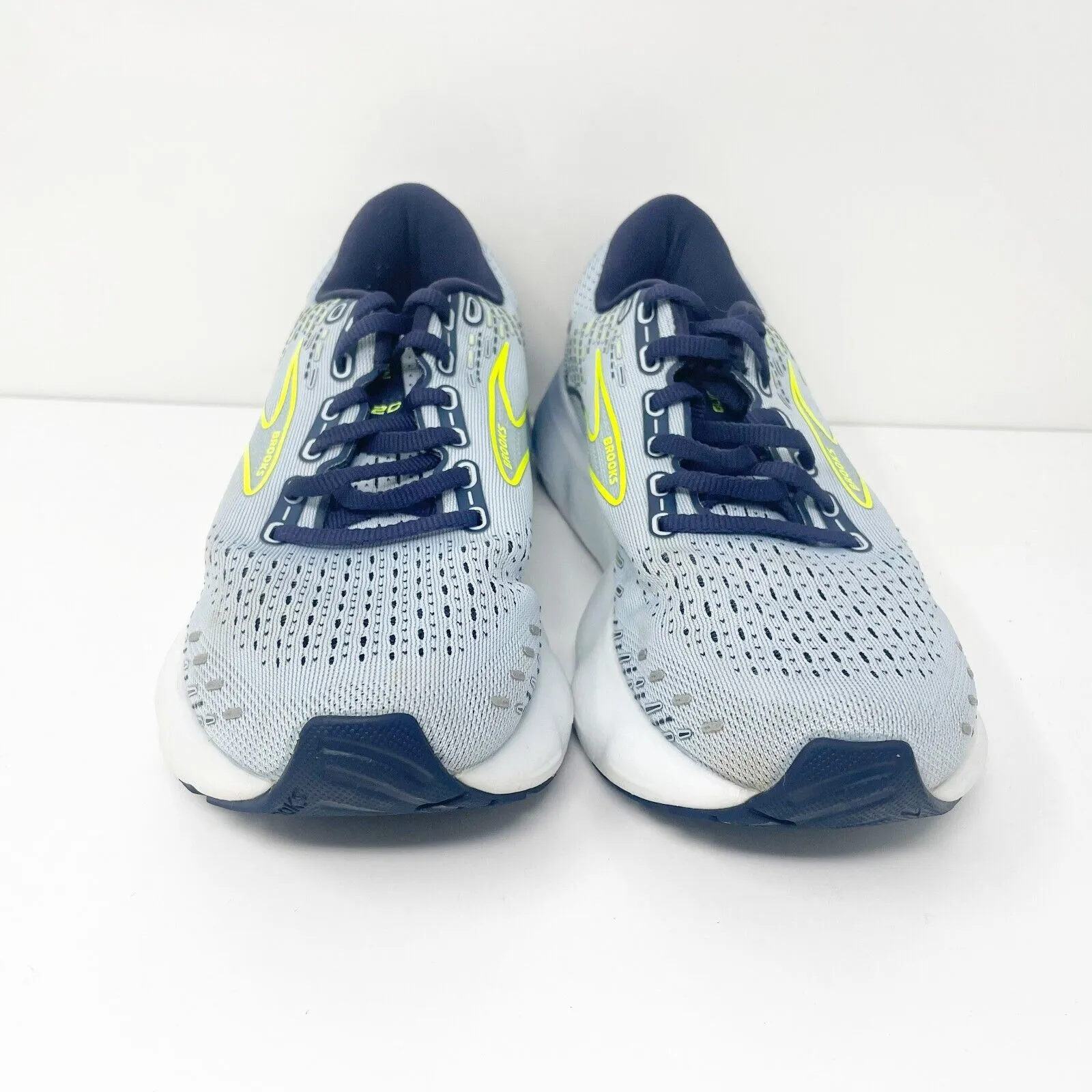 Brooks Womens Glycerin 20 1203691B416 Gray Running Shoes Sneakers Size 8.5 B