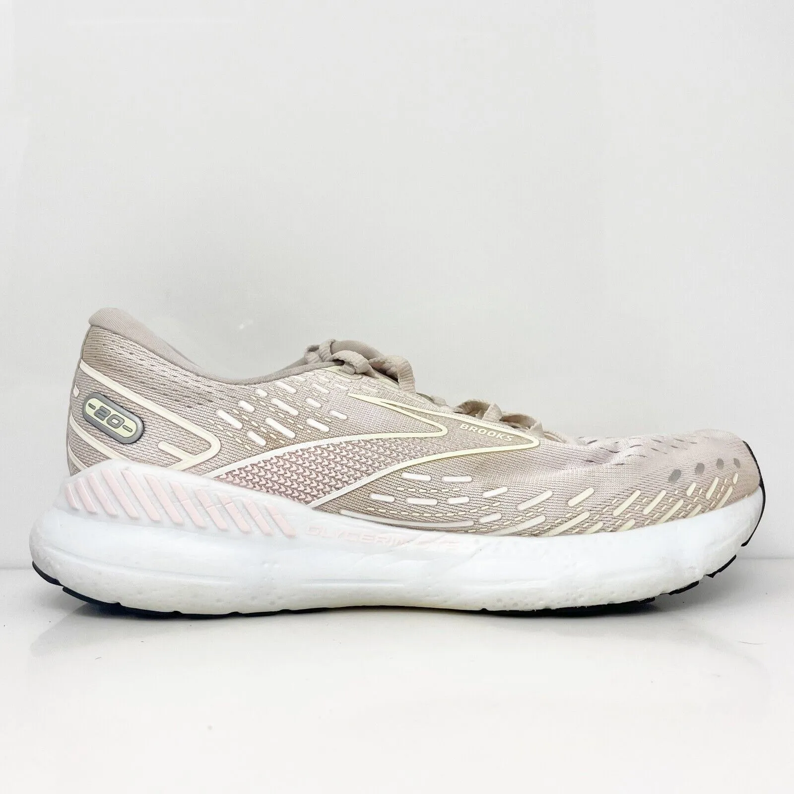 Brooks Womens Glycerin GTS 20 1203701B656 Pink Running Shoes Sneakers Size 9.5 B