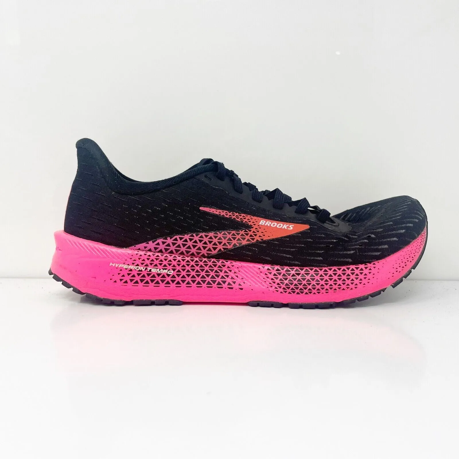 Brooks Womens Hyperion Tempo 1203281B086 Black Running Shoes Sneakers Size 8 B