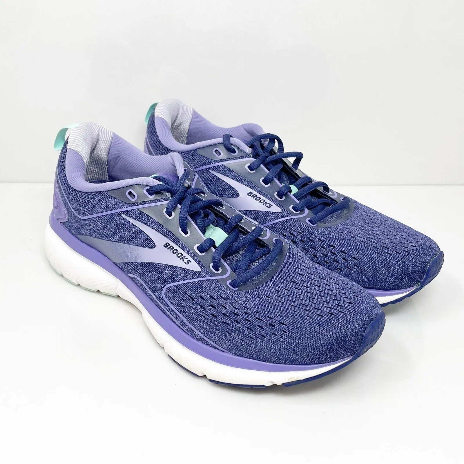 Brooks Womens Transmit 3 1203501B507 Purple Running Shoes Sneakers Size 10 B