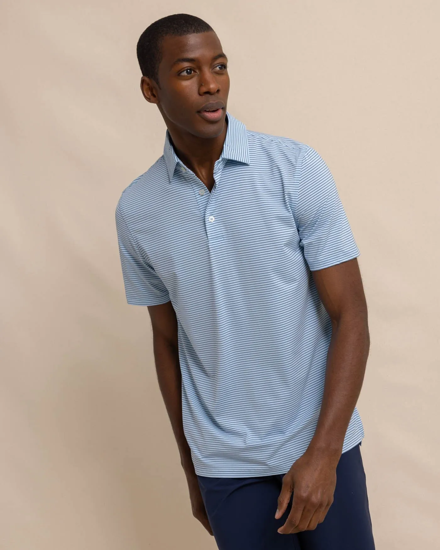 brrr°-eeze Baytop Stripe Performance Polo