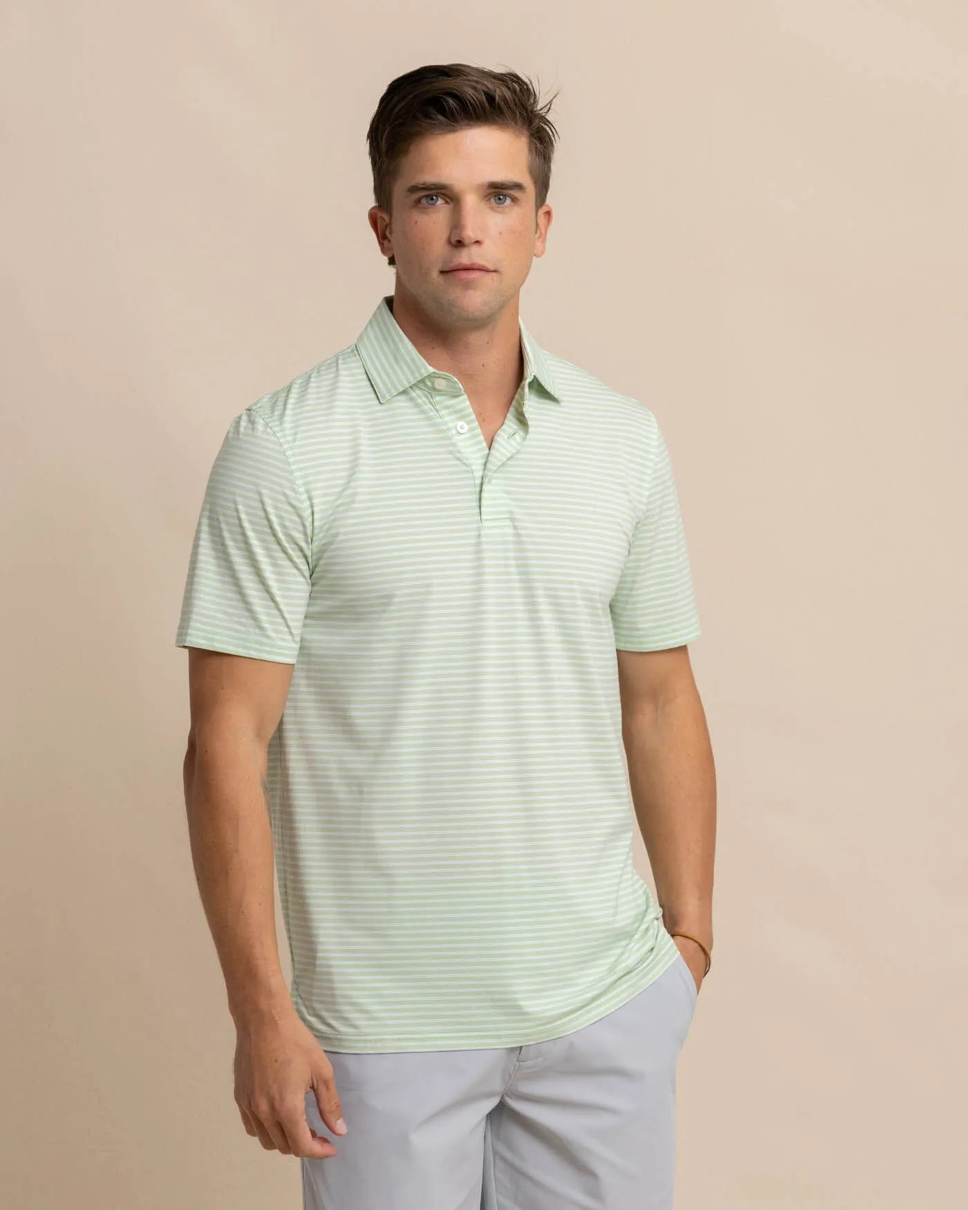 brrr°-eeze Beattie Stripe Performance Polo