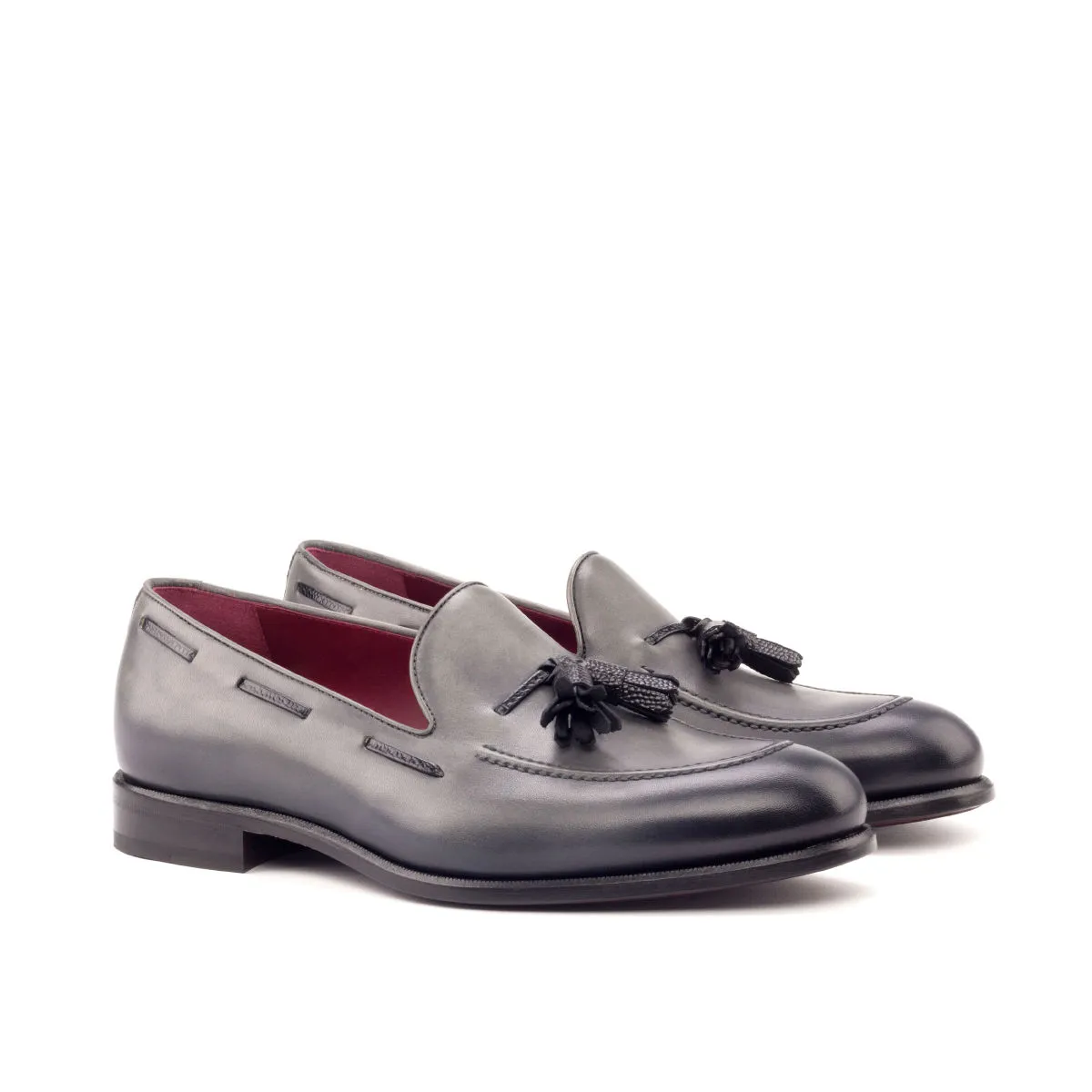 --BURNISHING Loafer Shoe-