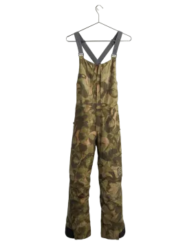 Burton [ak] GORE-TEX 2L Kimmy Women's Bib Pant Victor Camo 2022 | Snow Bibs Women's | Trojan Wake Ski Snow