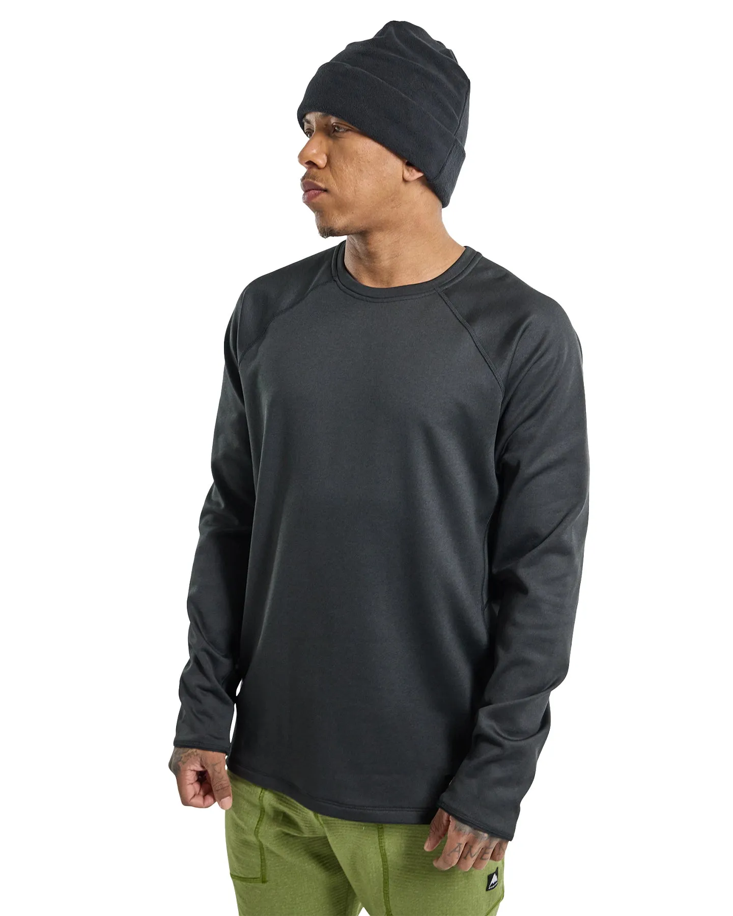 Burton Men's Stockrun Crewneck Fleece - True Black