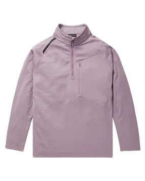 Burton Multipath Grid Quarter-Zip Fleece Elderberry 2023 | Hoodies/Pullovers | Snow Skiers Warehouse