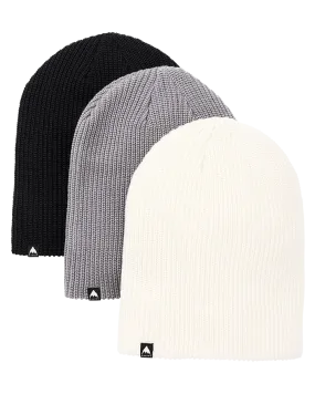 Burton Recycled Dnd Beanie - 3 Pack - True Black/Sharkskin/Stout White