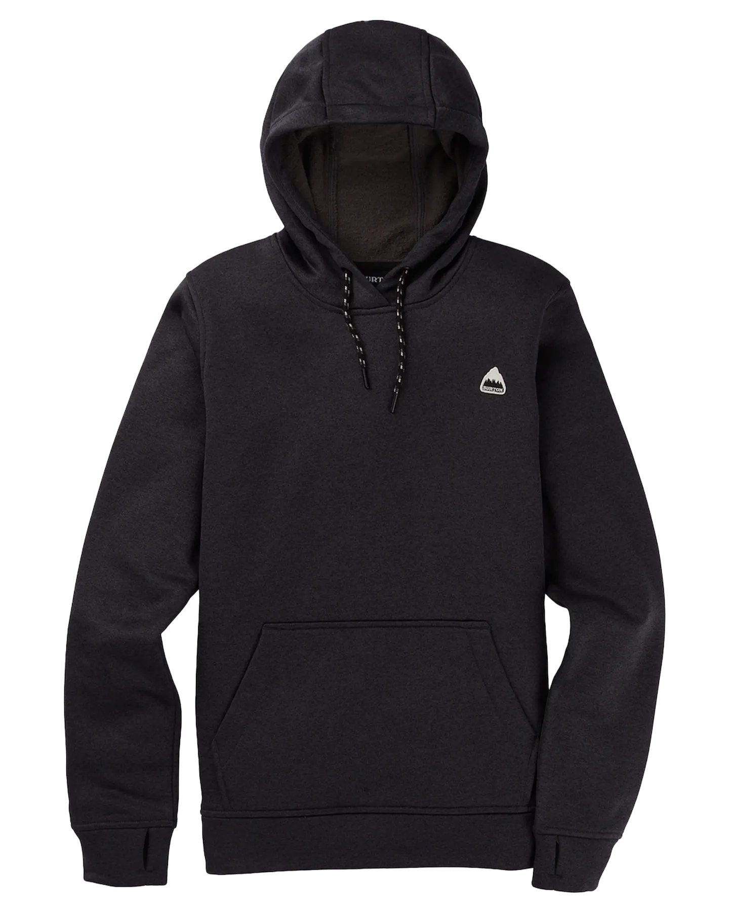 Burton Women's Oak Pullover Hoodie - True Black Heather