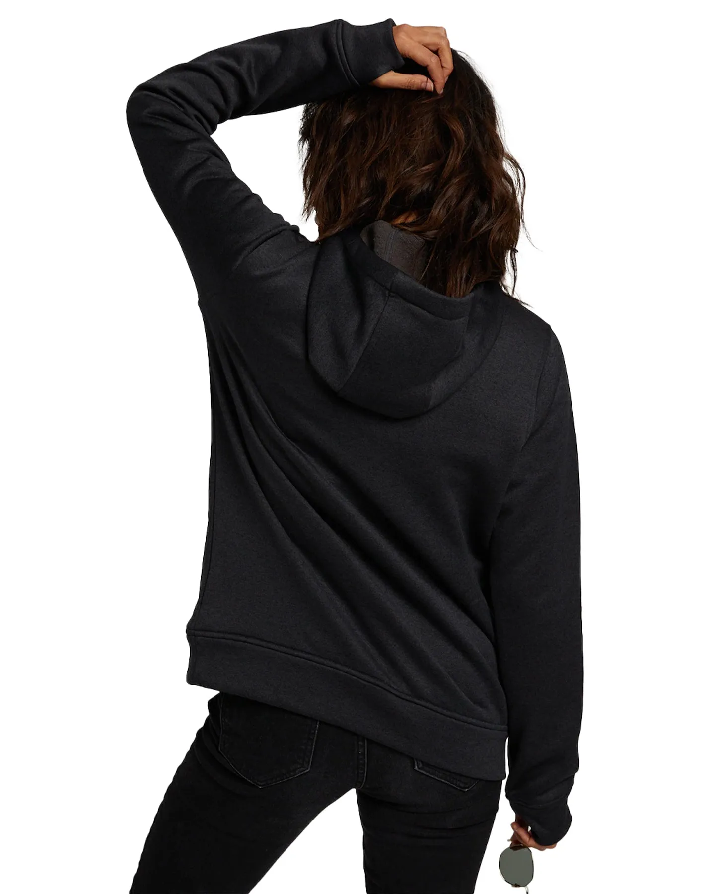 Burton Women's Oak Pullover Hoodie - True Black Heather