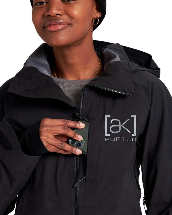 Burton Womens [ak]® Kimmy Gore-Tex 3L Stretch Jacket - True Black - 20