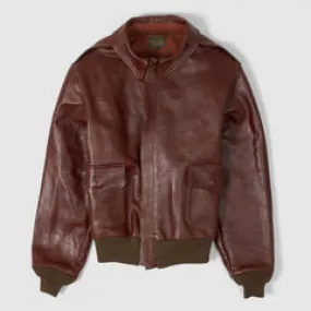 Buzz Ricksons A2 Bronco Leather Jacket