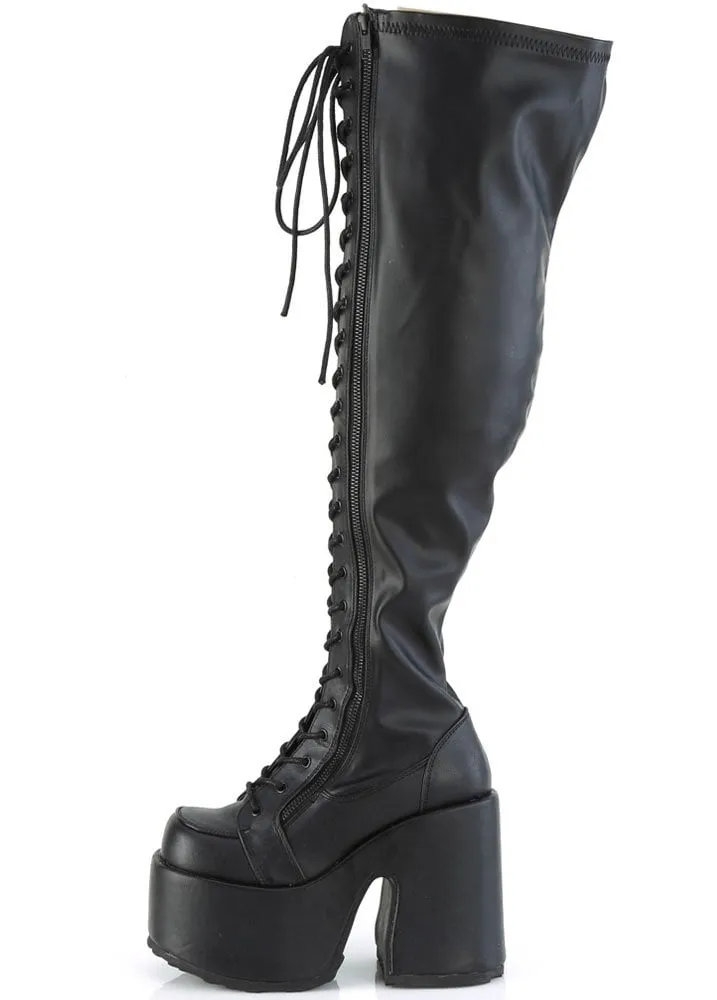 Camel 300WC Wide Calf Over The Knee Boot