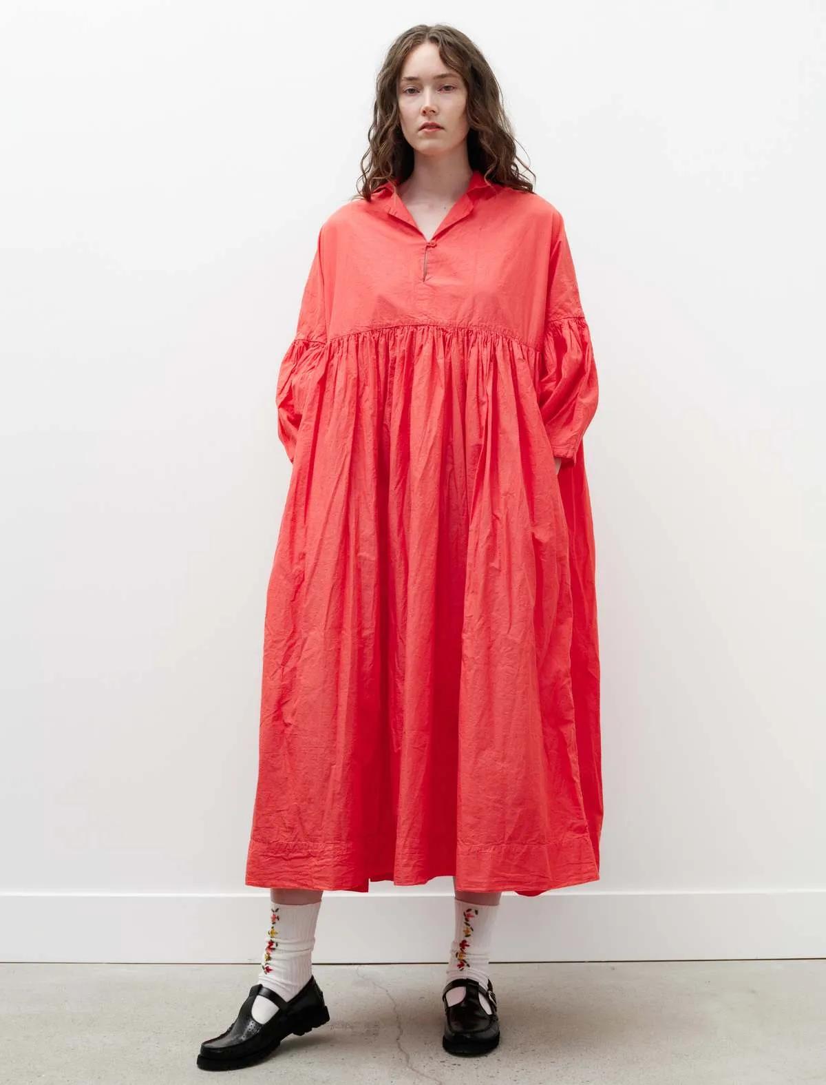 Camelia Dress - Coral