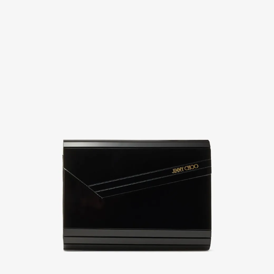 Candy Black Acrylic Clutch Bag