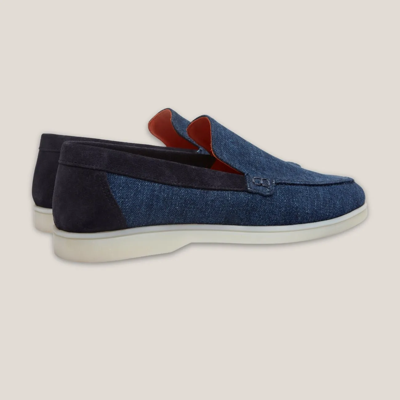 Capri Blue Denim Loafers