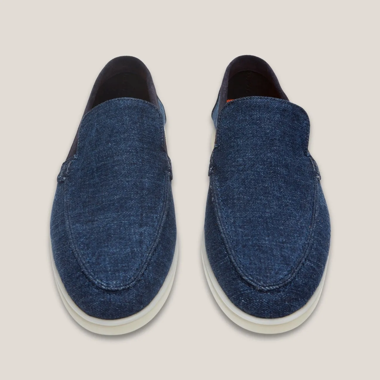 Capri Blue Denim Loafers