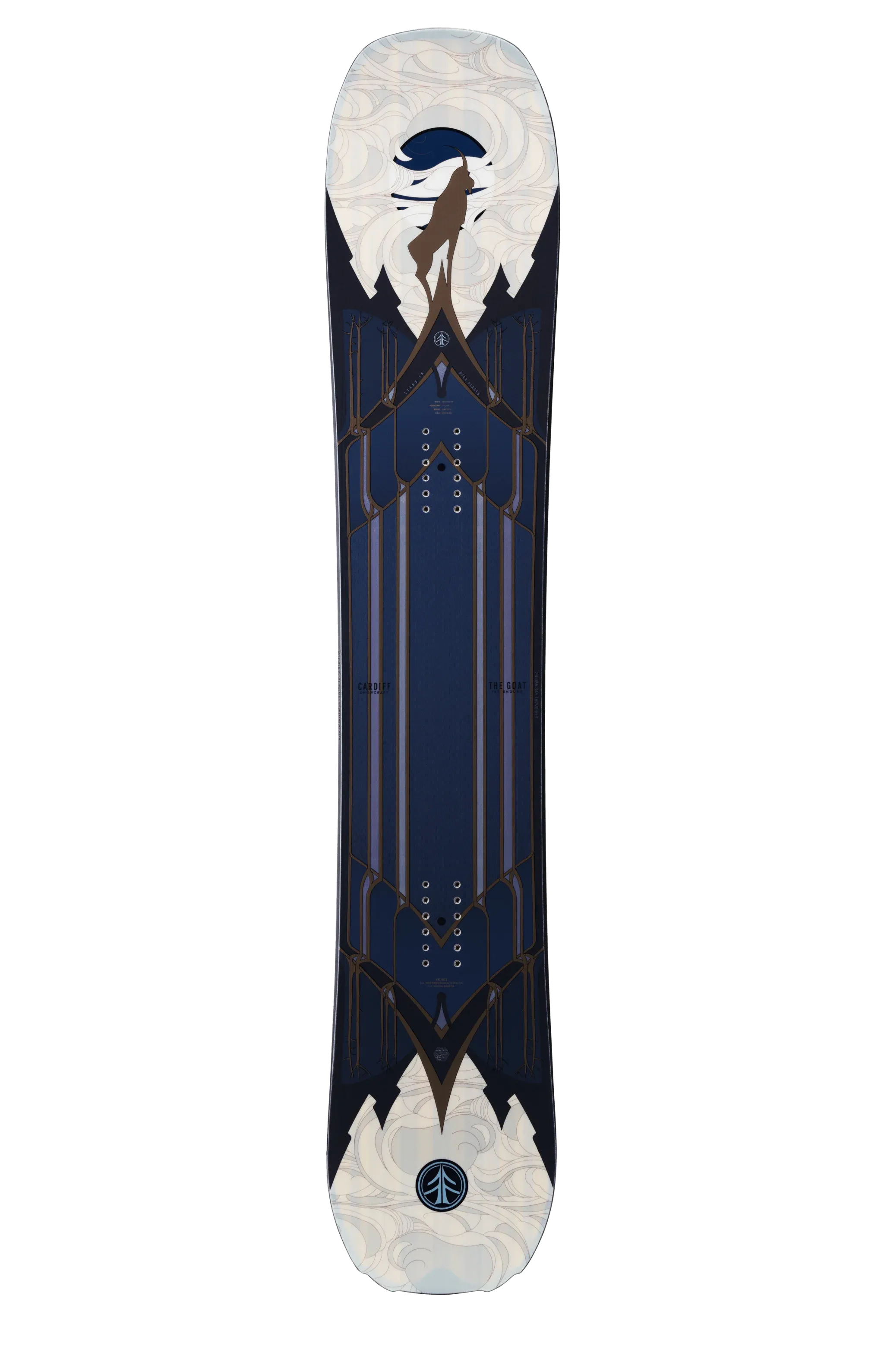CARDIFF SNOWcraft The Goat Snowboard Enduro 162
