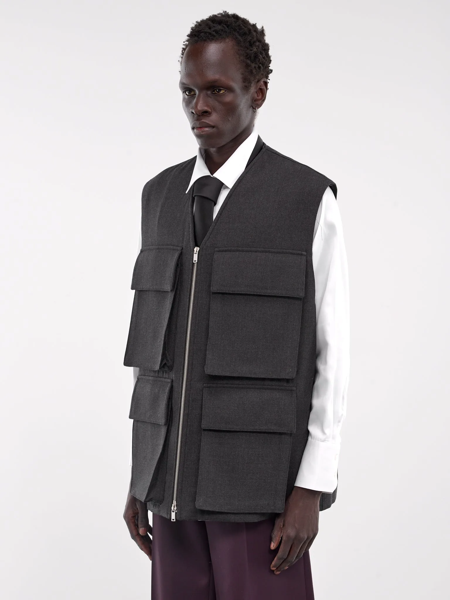 Cargo Vest (J21FB0136-J40203-CHARCOAL)