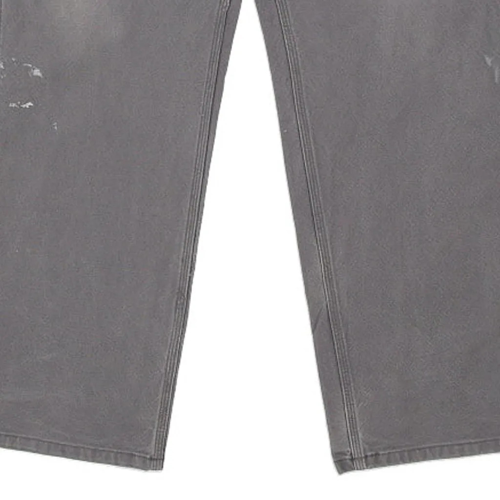Carhartt Carpenter Trousers - 36W 32L Grey Cotton