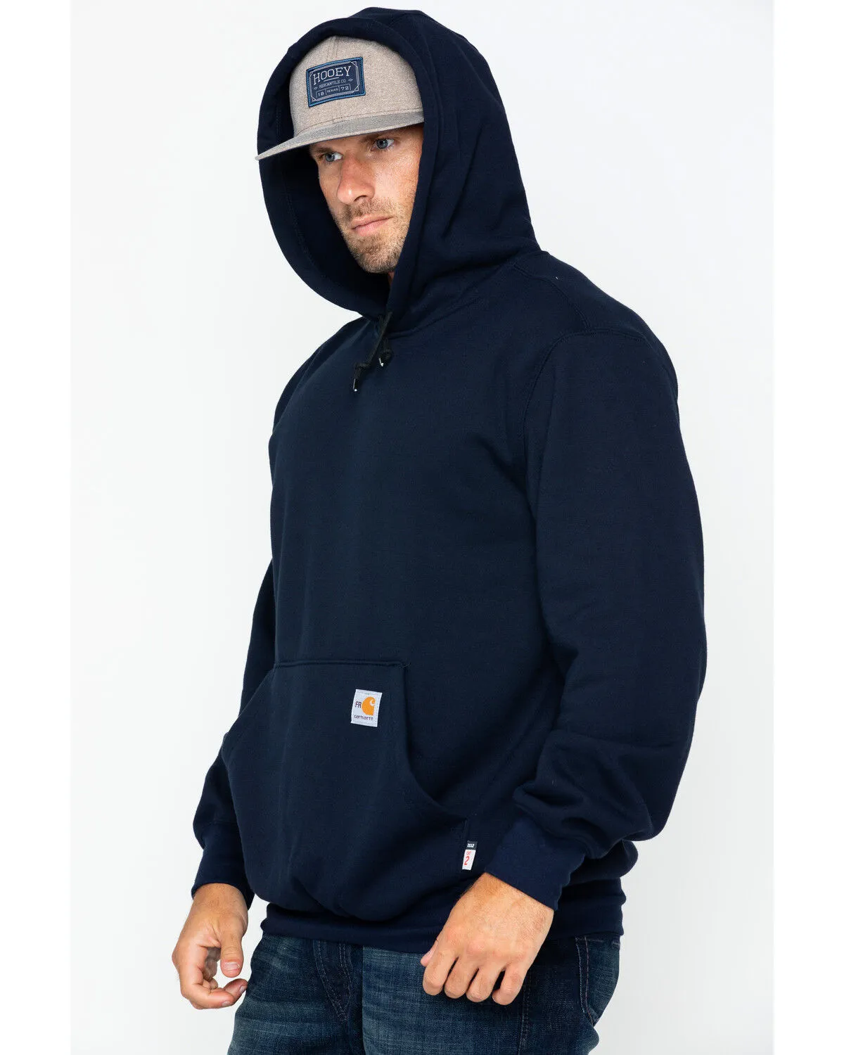Carhartt Men's FR Hooded Pullover Solid Work Sweatshirt