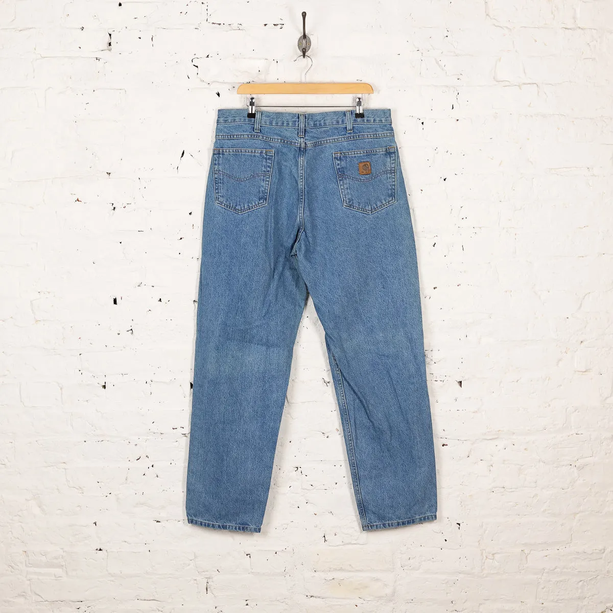 Carhartt Relaxed Fit Work Pant Jeans - Blue - XL
