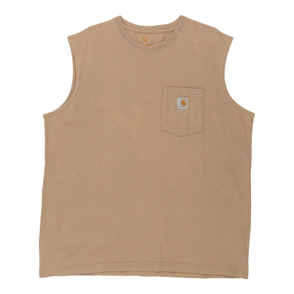 Carhartt Vest - XL Beige Cotton