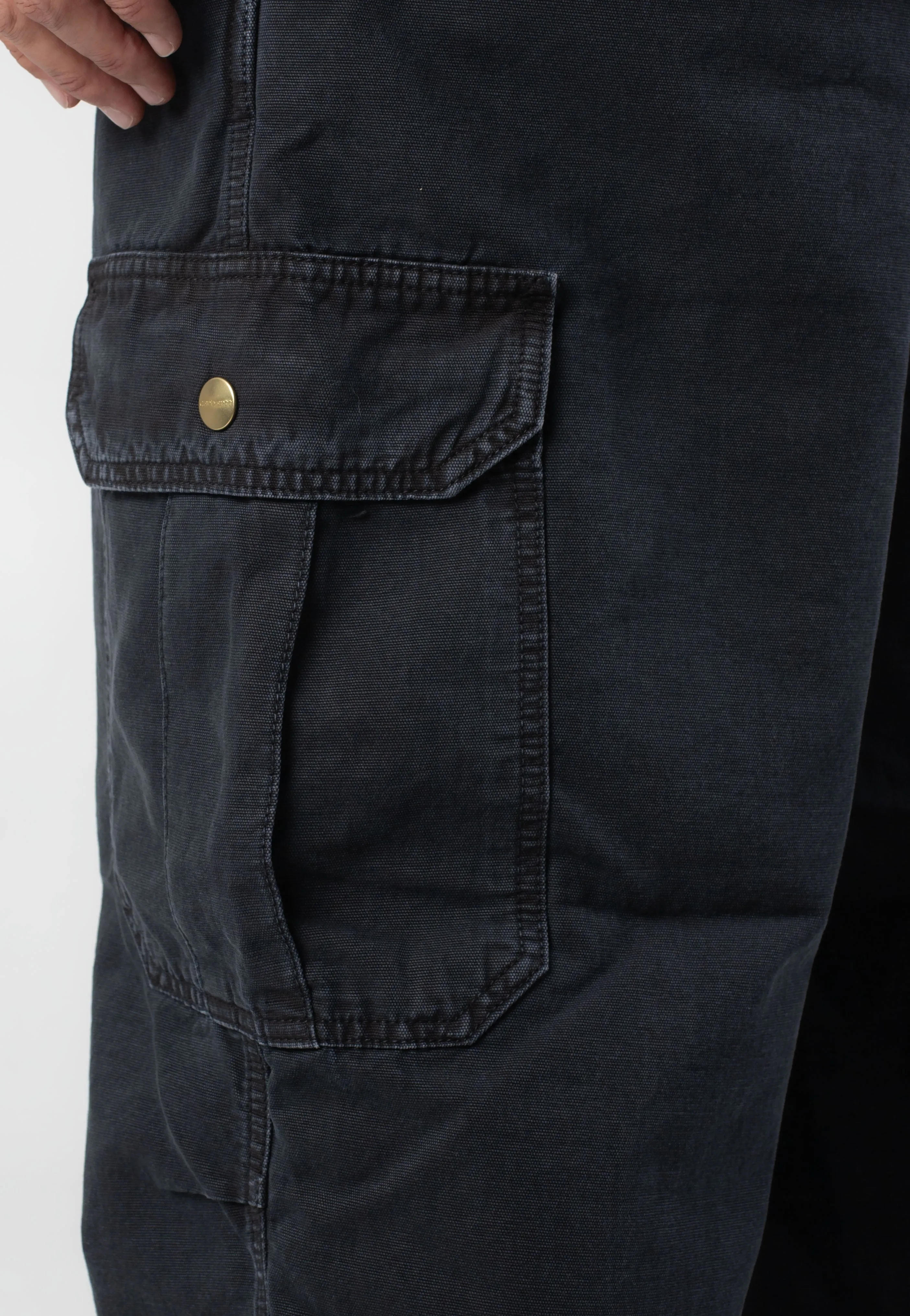Carhartt WIP - Stanton Cargo Stone Dyed Black - Pants