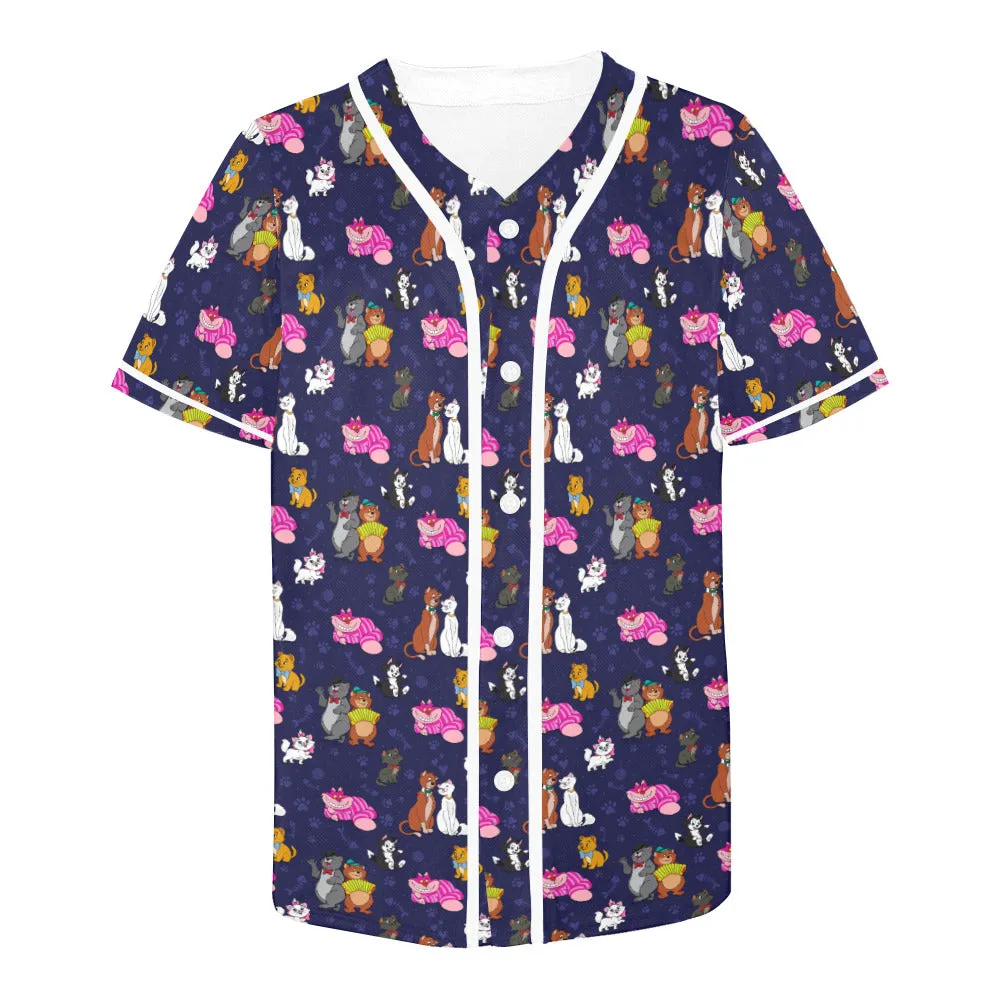 Cat Favorites Baseball Jersey
