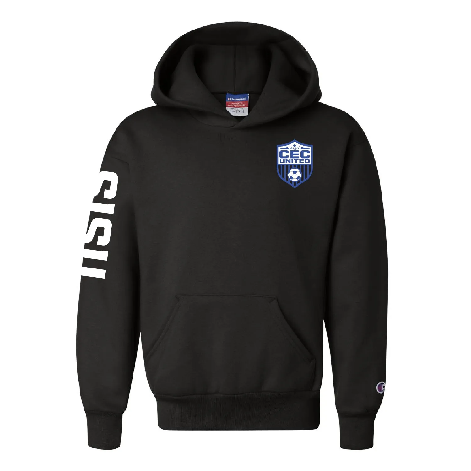 Cec United Champion Youth Powerblend Pullover Hooded Sweatshirt