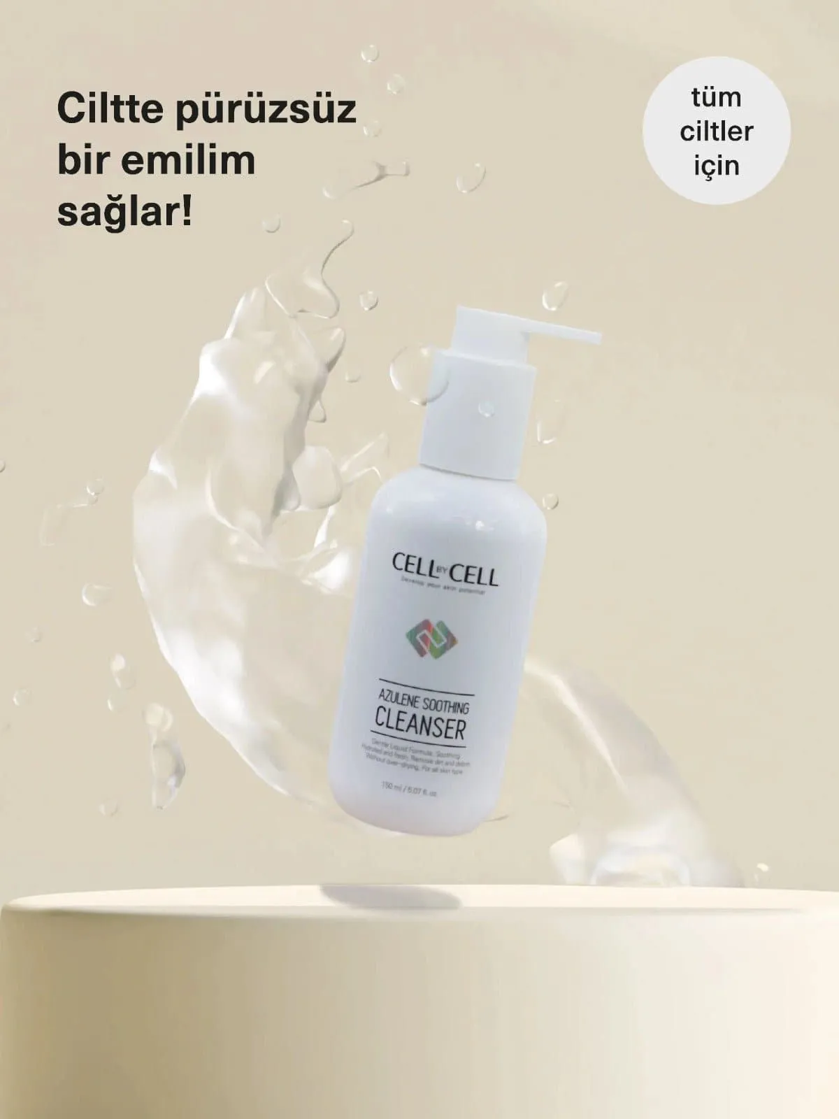CELL BY CELL Azulene Soothing Cleanser - 150 ml