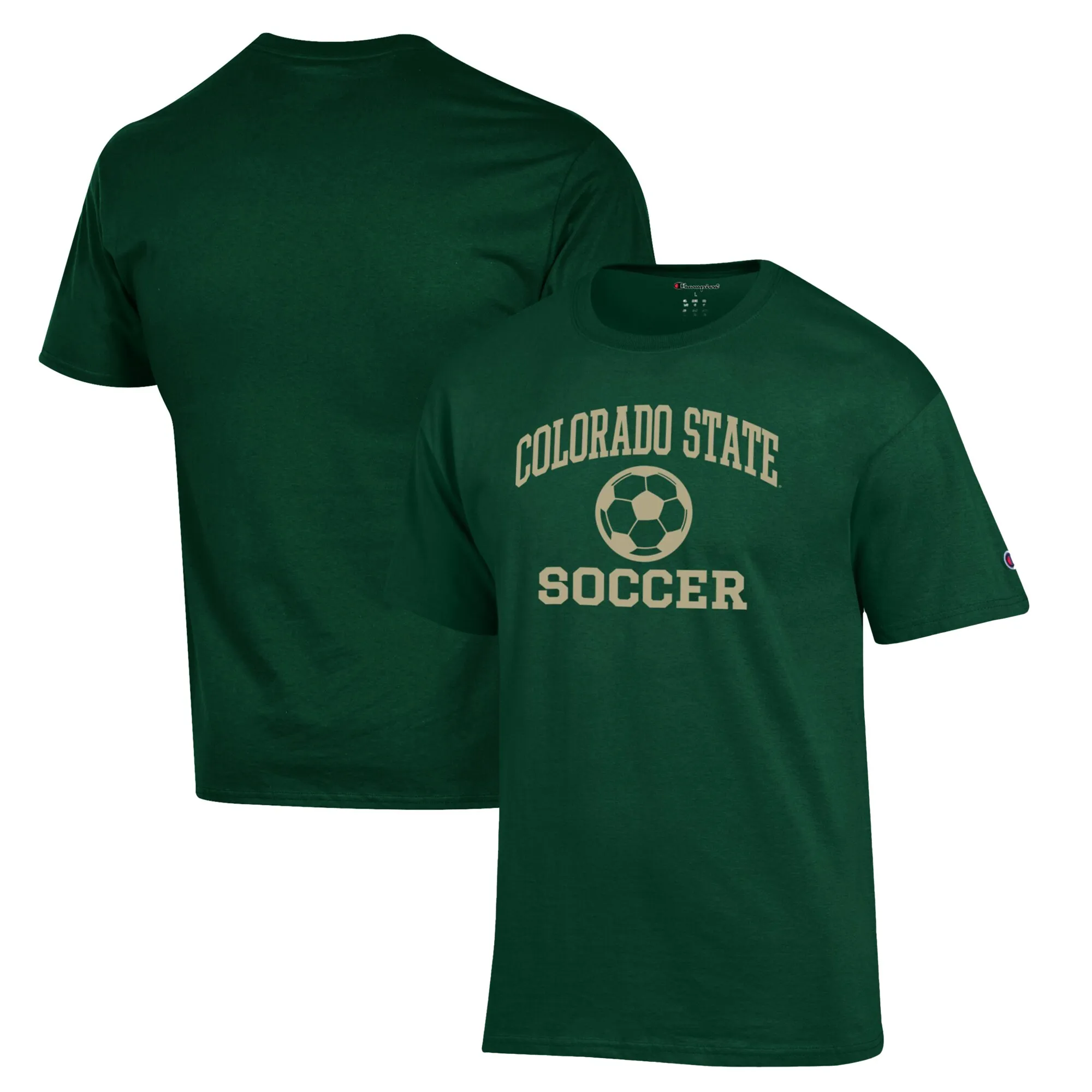 Champion Colorado State Rams Green Soccer Icon T-Shirt