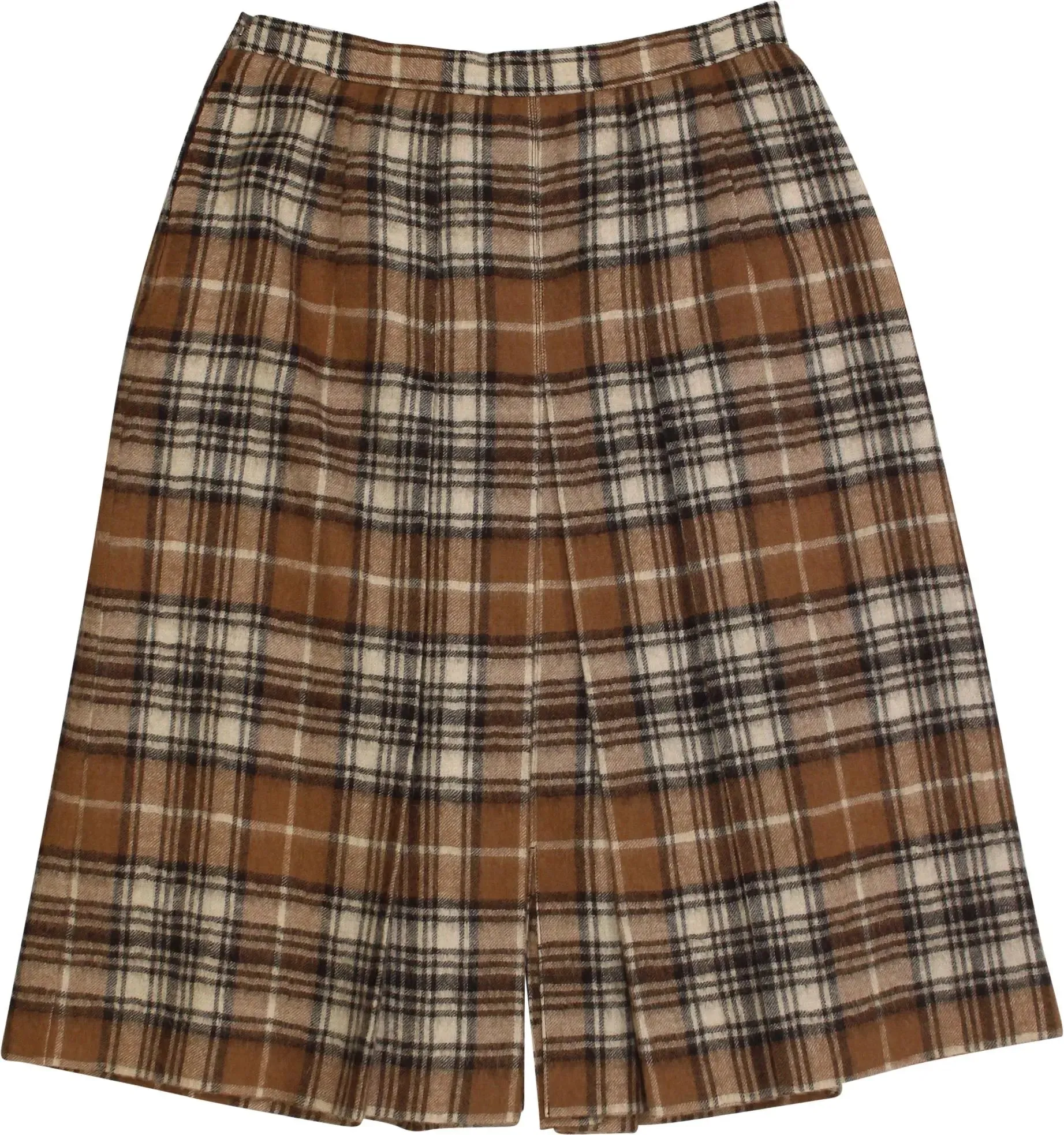 Checked Pleated Skirt | ThriftTale